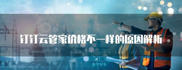 钉钉云管家价格不一样的原因解析