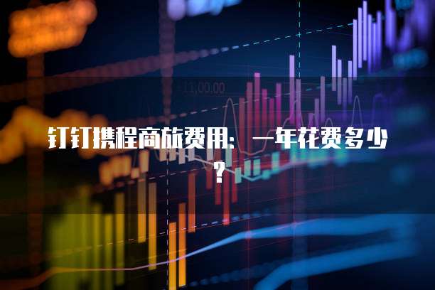 钉钉携程商旅费用:一年花费多少?