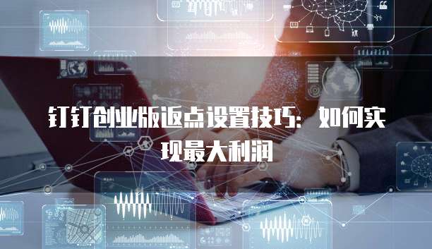 钉钉创业版返点设置技巧：如何实现最大利润