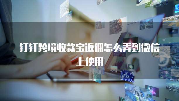钉钉跨境收款宝返佣怎么弄到微信上使用
