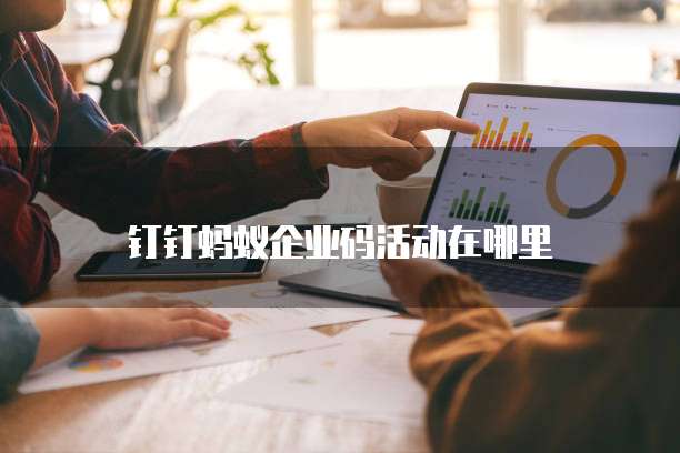 钉钉蚂蚁企业码活动在哪里