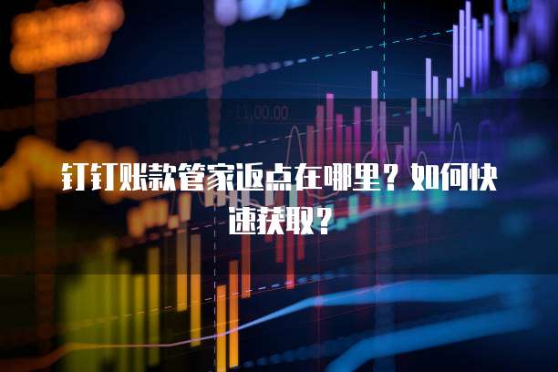 钉钉账款管家返点在哪里?如何快速获取?