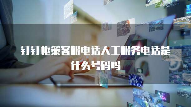 钉钉枢策客服电话人工服务电话是什么号码吗