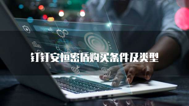 钉钉安恒密盾购买条件及类型