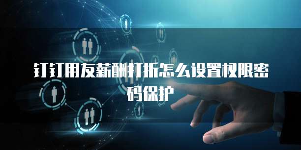 钉钉用友薪酬打折怎么设置权限密码保护