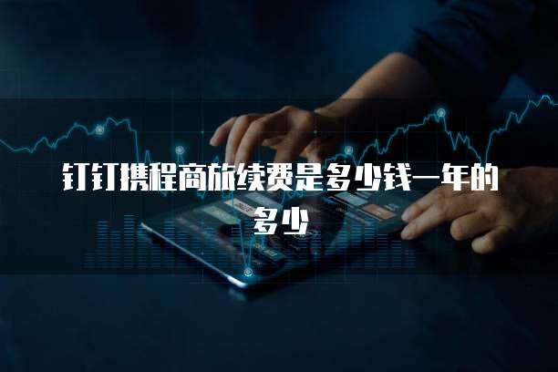 钉钉携程商旅续费是多少钱一年的多少