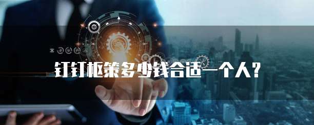钉钉枢策多少钱合适一个人？