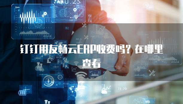 钉钉用友畅云ERP收费吗?在哪里查看