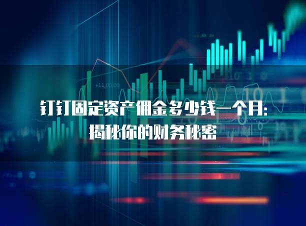 钉钉固定资产佣金多少钱一个月：揭秘你的财务秘密