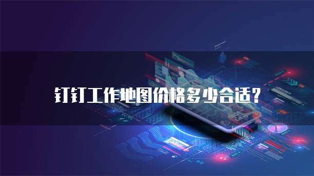 钉钉工作地图价格多少合适？