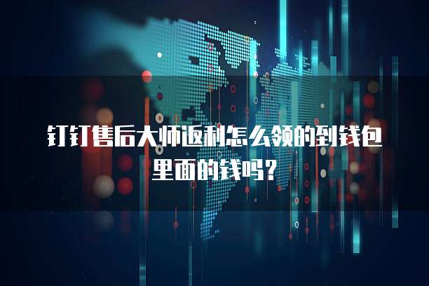 钉钉售后大师返利怎么领的到钱包里面的钱吗?