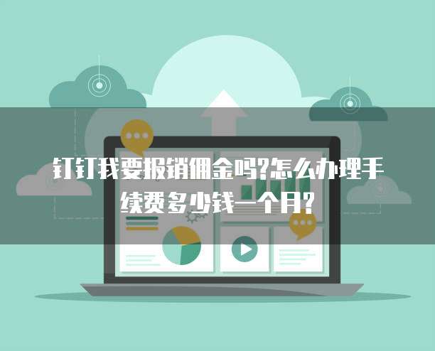 钉钉我要报销佣金吗?怎么办理手续费多少钱一个月?