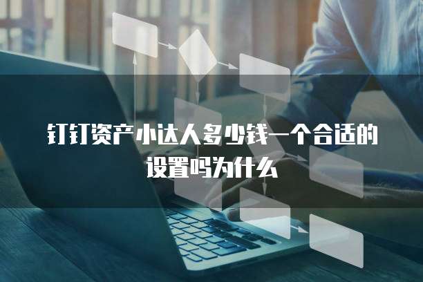 钉钉资产小达人多少钱一个合适的设置吗为什么