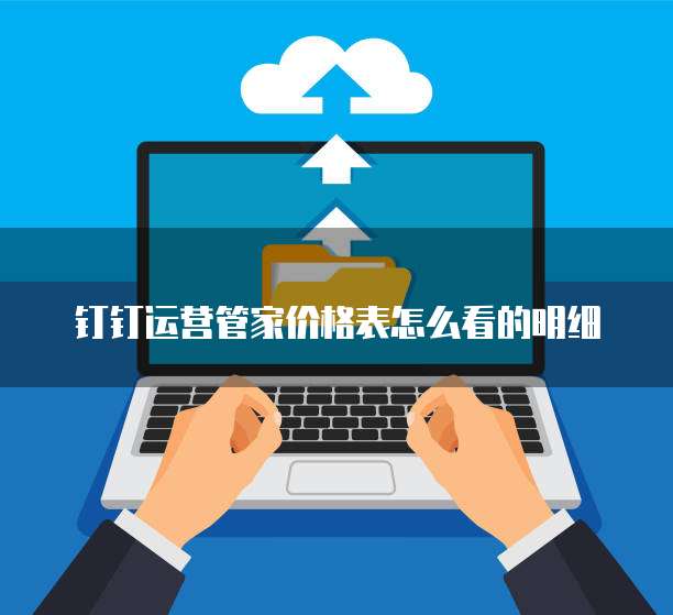 钉钉运营管家价格表怎么看的明细
