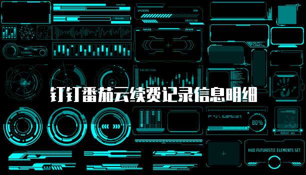 钉钉番茄云续费记录信息明细