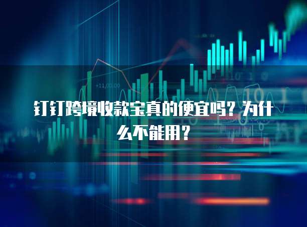钉钉跨境收款宝真的便宜吗?为什么不能用?