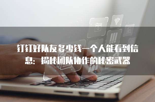 钉钉好队友多少钱一个人能看到信息:揭秘团队协作的秘密武器
