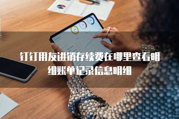 钉钉用友进销存续费在哪里查看明细账单记录信息明细