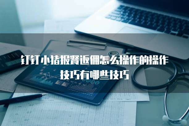 钉钉小猪报餐返佣怎么操作的操作技巧有哪些技巧