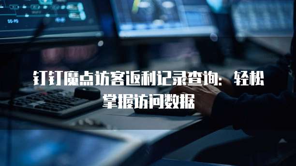 钉钉魔点访客返利记录查询:轻松掌握访问数据
