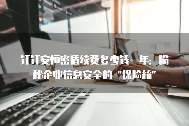 钉钉安恒密盾续费多少钱一年:揭秘企业信息安全的“保险箱”