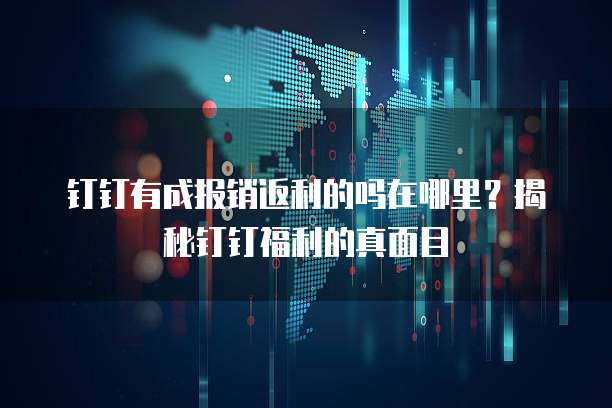 钉钉有成报销返利的吗在哪里?揭秘钉钉福利的真面目