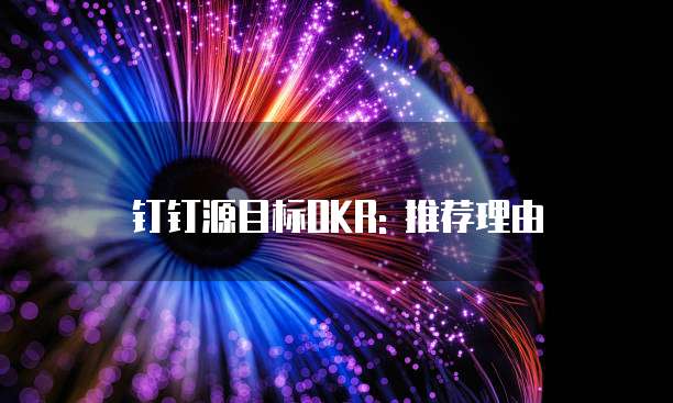 钉钉源目标OKR: 推荐理由