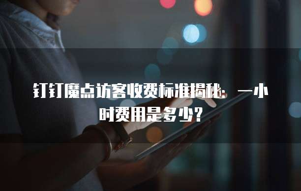 钉钉魔点访客收费标准揭秘:一小时费用是多少?