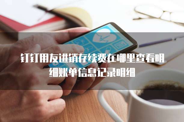 钉钉用友进销存续费在哪里查看明细账单信息记录明细