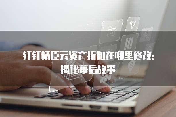 钉钉精臣云资产折扣在哪里修改：揭秘幕后故事