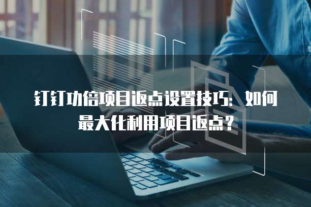 钉钉功倍项目返点设置技巧:如何最大化利用项目返点?