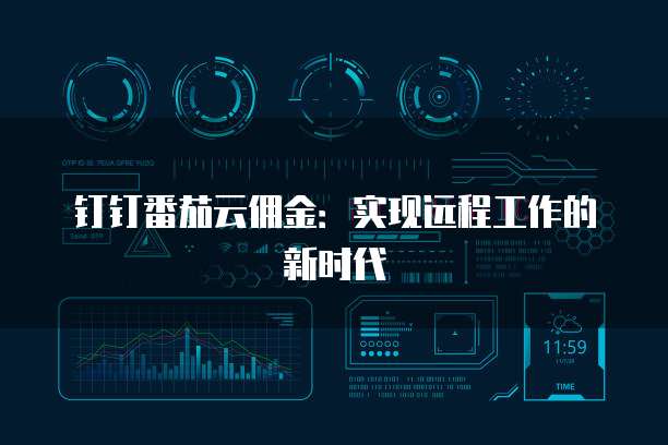 钉钉番茄云佣金:实现远程工作的新时代