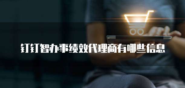 钉钉智办事绩效代理商有哪些信息