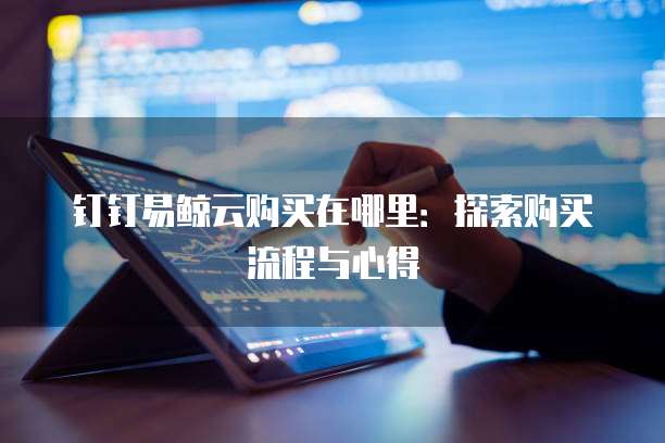 钉钉易鲸云购买在哪里:探索购买流程与心得
