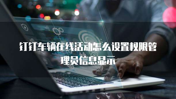 钉钉车辆在线活动怎么设置权限管理员信息显示