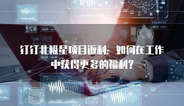 钉钉北极星项目返利：如何在工作中获得更多的福利？