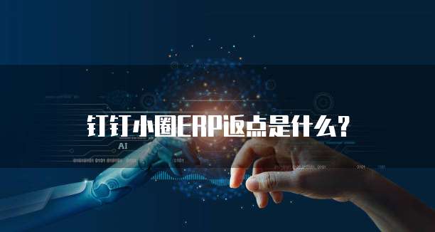 钉钉小圈ERP返点是什么?