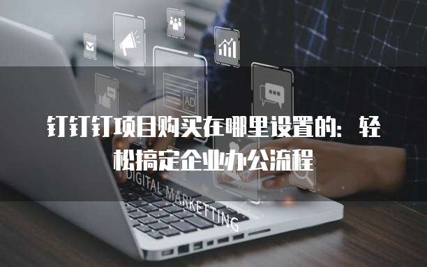 钉钉钉项目购买在哪里设置的:轻松搞定企业办公流程