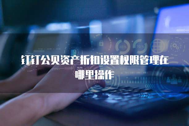 钉钉公贝资产折扣设置权限管理在哪里操作