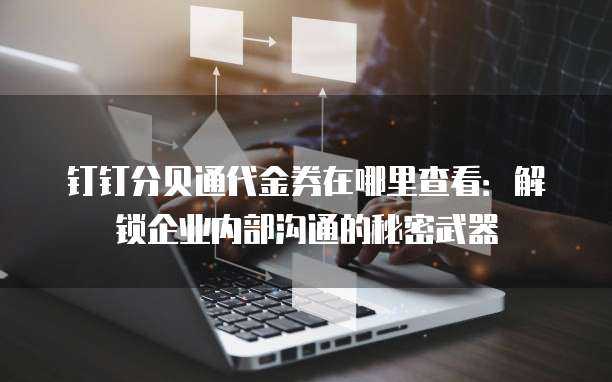 钉钉分贝通代金券在哪里查看:解锁企业内部沟通的秘密武器