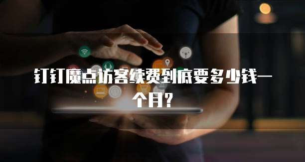 钉钉魔点访客续费到底要多少钱一个月?