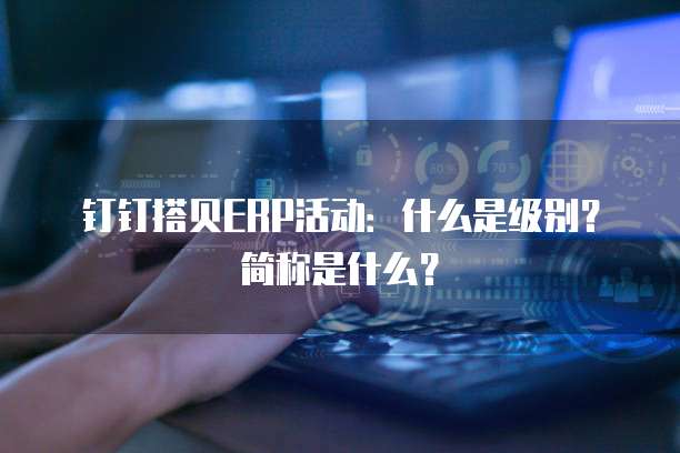 钉钉搭贝ERP活动:什么是级别?简称是什么?