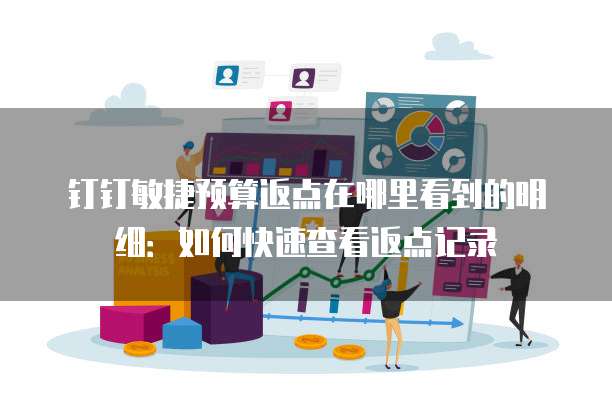 钉钉敏捷预算返点在哪里看到的明细:如何快速查看返点记录