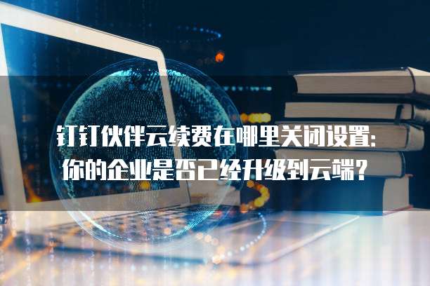 钉钉伙伴云续费在哪里关闭设置:你的企业是否已经升级到云端?