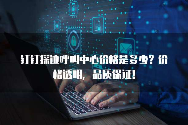 钉钉探迹呼叫中心价格是多少?价格透明,品质保证!