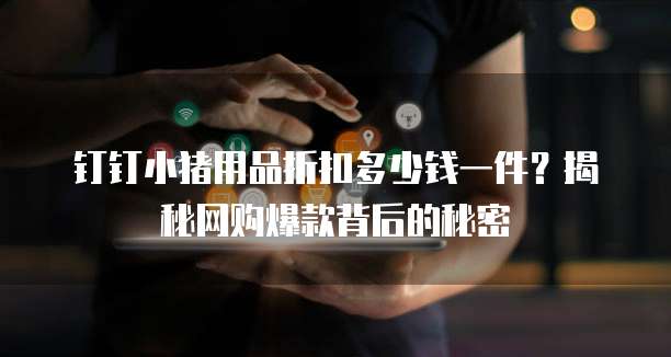 钉钉小猪用品折扣多少钱一件？揭秘网购爆款背后的秘密