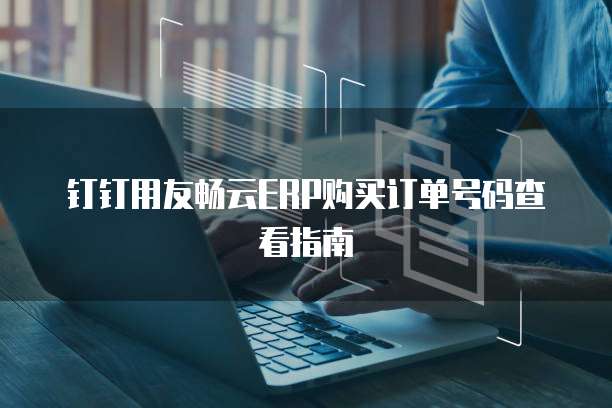 钉钉用友畅云ERP购买订单号码查看指南