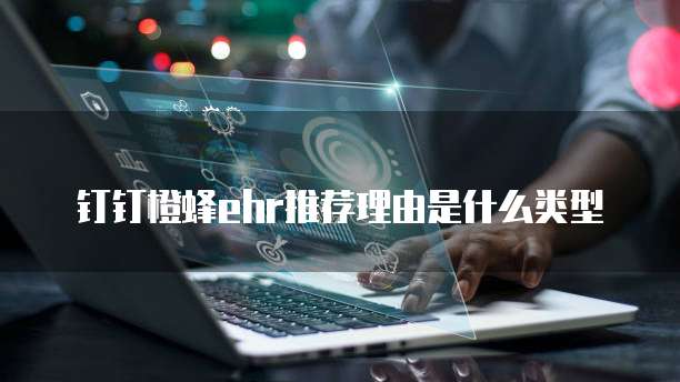 钉钉橙蜂ehr推荐理由是什么类型