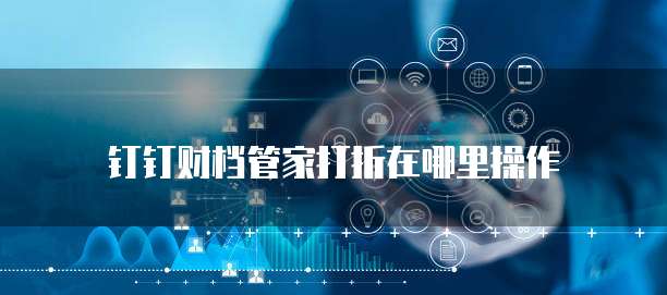 钉钉财档管家打折在哪里操作