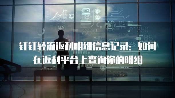 钉钉轻流返利明细信息记录：如何在返利平台上查询你的明细